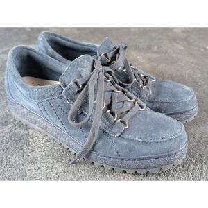 Mephisto Rainbow Women's Shoes Blue Nubuck Comfort Walking Lace Up Size 7 EU 37